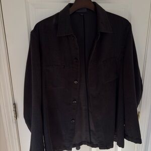 Men’s Dark Gray Lightweight Overcoat Jacket